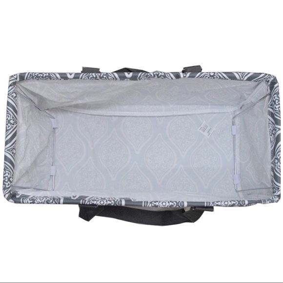 Large Utility Front Pocket Tote Bag Mail Gray - Picture 8 of 8